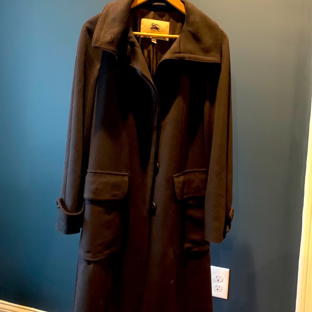 Burberry, Brown wool coat